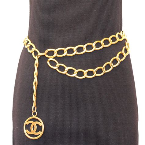 chanel gold chain belt|chanel belt size chart.